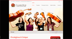 Desktop Screenshot of chambermusiccampofportland.com